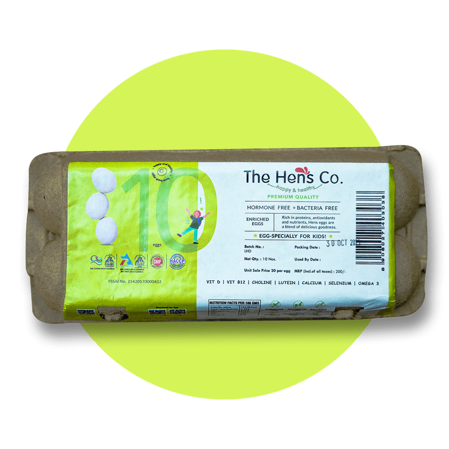 Kids Power Box — 10 Eggs (Mommy’s X The Hens Co)